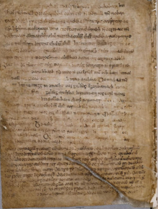 Land Charter page in the Book of Kells