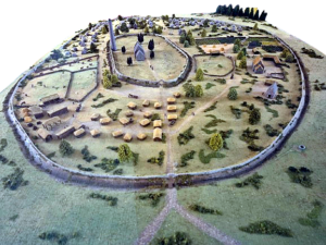 Model of Monastic Site by Terry Farrelly, Pat McGrath and Eoin McNena (St. Ciaran's Community School)