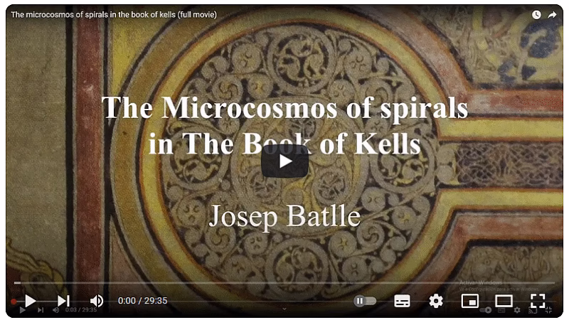 Microcosmos in the Book of Kells - Josep Batlle