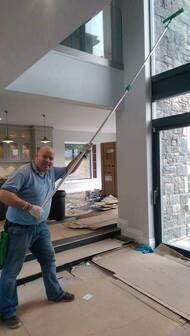 Seamus hard at work!