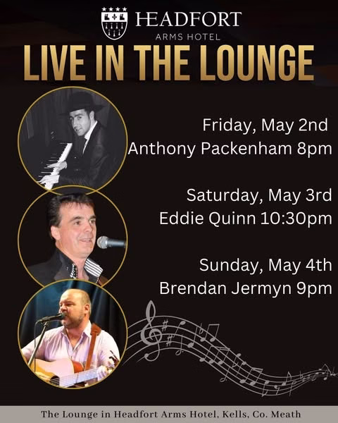 May Bank Holiday Events @ Headfort Arms