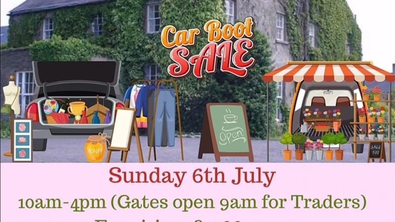 Teltown House Car Boot Sale Kells Meath