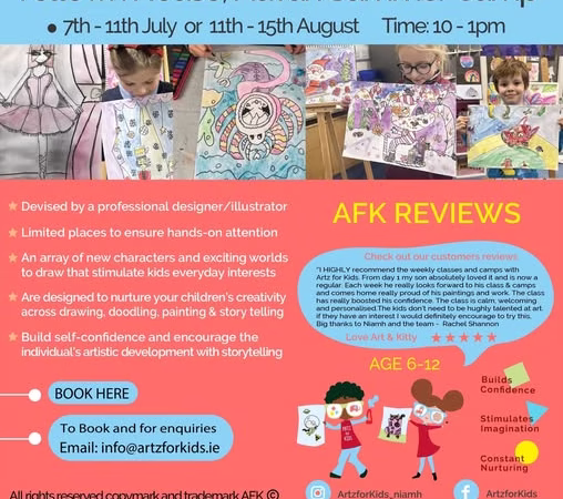 Artz for Kidz Teltown House Kells Meath