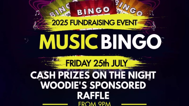 Music Bingo Woodies Heroes Kells Meath
