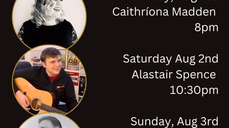 Headfort Arms Live in the Lounge August Bank Holiday